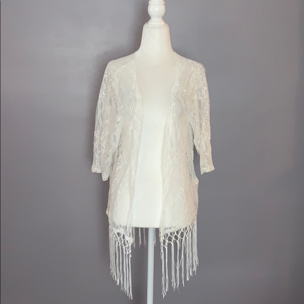 Lace coverup